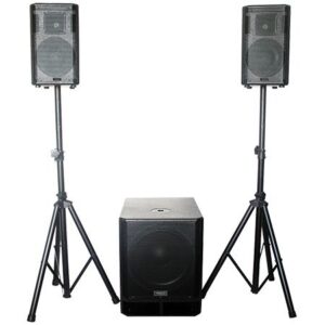 KIT SUBWOOFER 15 inch/38CM  + 2 SATELITI 8inch/20CM 800W RMS BST