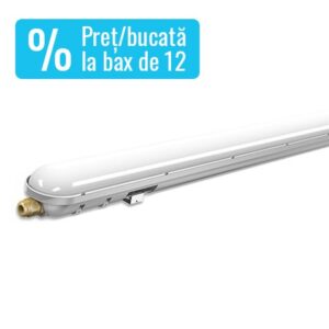 CORP ILUMINAT LED 60CM 18W 6000K ALB RECE IP65