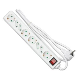 PRELUNGITOR 8 CAI CU INTRERUPATOR 1.5M( 3G1.5MM2) - ALB