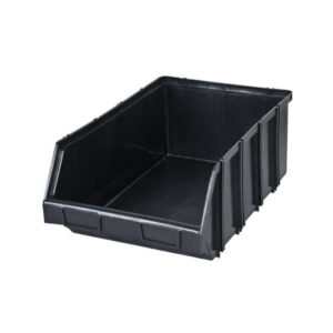 CUTIE PLASTIC DEPOZITARE MODULARA 310X490X190MM / NEGRU