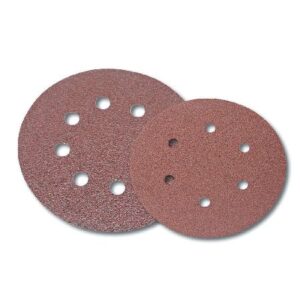 DISC ABRAZIV HARTIE CU ORIFICII 125MM - GR.60; 5/SET