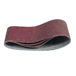 BANDA CIRCULARA ABRAZIVA 75X533MM - GR.120; 3/SET