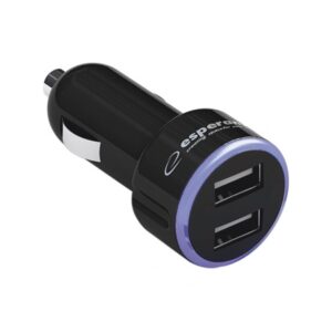 INCARCATOR AUTO USB DUAL 5V 1A BOLT ESPERANZA