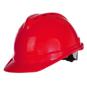 CASCA DE PROTECTIE INDUSTRIALA VENTILATA / ROSU