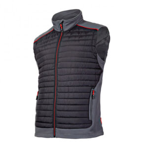 VESTA MATLASATA / NEGRU-GRI - XL