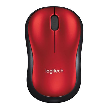 MOUSE OPTIC LOGITECH WIRELESS M185 ROSU 1 MOUSE OPTIC LOGITECH WIRELESS M185 ROSU