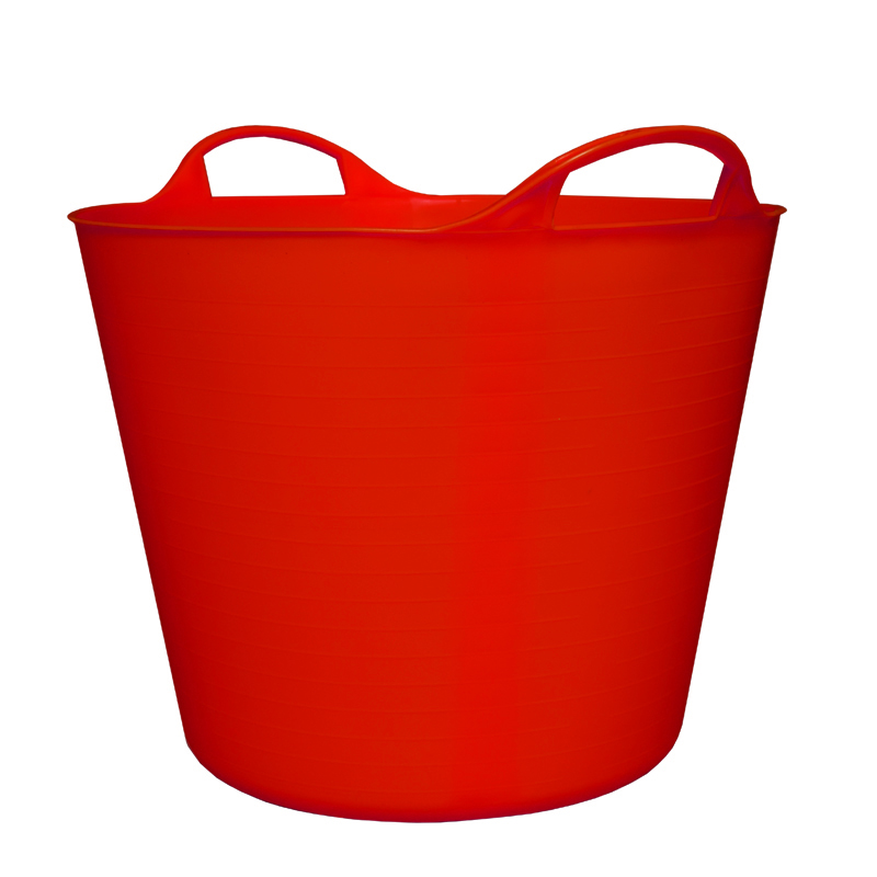 RECIPIENT FLEXIBIL CU MANERE - 27L / ROSU