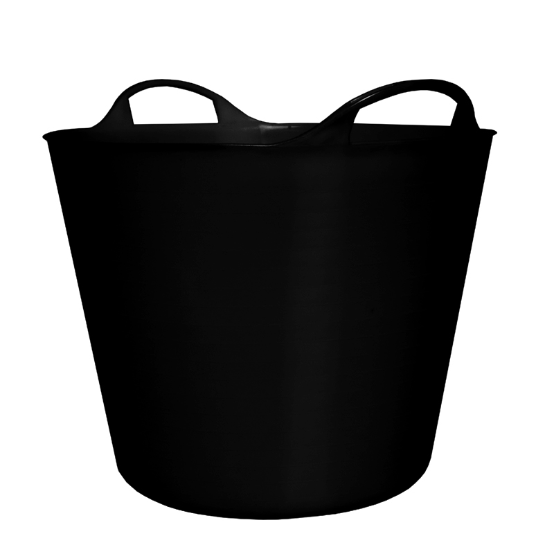 RECIPIENT FLEXIBIL CU MANERE - 55L / NEGRU