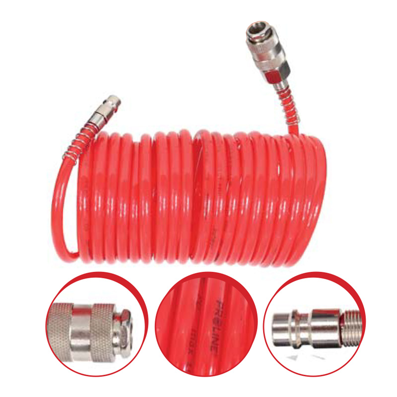 FURTUN AER SPIRALAT CU CUPLE RAPIDE 5X8MM / 15M