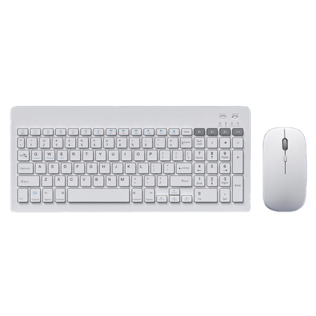 KIT TASTATURA SI MOUSE WIRELESS ALB OMEGA
